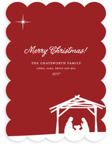 Away In a Manger Holiday Non-Photo Cards