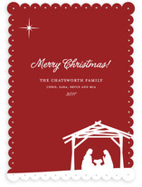 Away In a Manger Holiday Non-Photo Cards