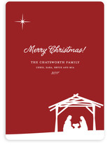 Away In a Manger Holiday Non-Photo Cards