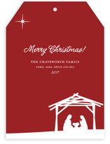 Away In a Manger Holiday Non-Photo Cards
