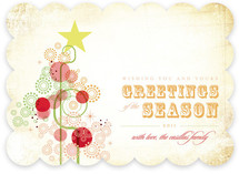 Candy Tree Holiday Non-Photo Cards
