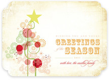 Candy Tree Holiday Non-Photo Cards