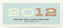 Hip New Year Holiday Non-Photo Cards