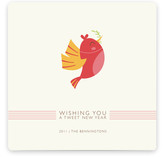 Tweet New Year Holiday Non-Photo Cards