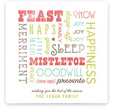 Best of the Season Holiday Non-Photo Cards