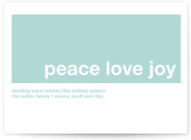 Modern Joy Holiday Non-Photo Cards