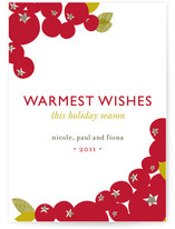 Mod Berries Holiday Non-Photo Cards