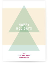 Modern Tree Holiday Non-Photo Cards