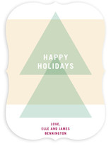 Modern Tree Holiday Non-Photo Cards