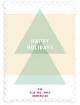 Modern Tree Holiday Non-Photo Cards