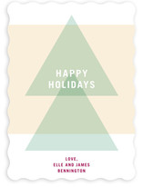 Modern Tree Holiday Non-Photo Cards