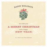 Naughty or Nice Holiday Non-Photo Cards, by Rachael Schendel