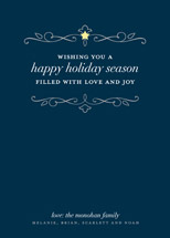 Sweet Star Holiday Non-Photo Cards, by Sweet Paper Studio