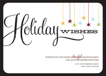 Retro Holiday Holiday Non-Photo Cards, by Three Kisses Studio