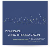 Night Lights Holiday Non-Photo Cards, by sweet street gals