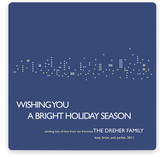 Night Lights Holiday Non-Photo Cards