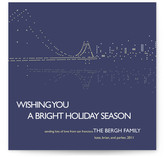 Night Lights SF Holiday Non-Photo Cards