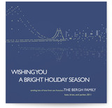 Night Lights SF Holiday Non-Photo Cards, by sweet street gals