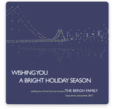 Night Lights SF Holiday Non-Photo Cards