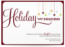 Retro Holiday Holiday Non-Photo Cards, by Three Kisses Studio