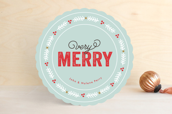 Joyeux Noel Holiday Non-Photo Cards