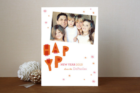 Simple New Year New Year's Photo Cards