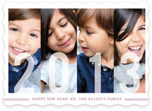 Frosted Windows New Year's Photo Cards