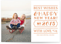 Roaring New Year New Year's Photo Cards