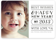 Roaring New Year New Year's Photo Cards