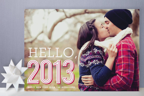 Hello There New Year's Photo Cards