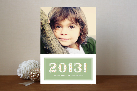 Sparkling New Year New Year's Photo Cards