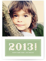 Sparkling New Year New Year's Photo Cards