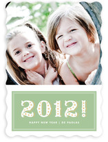 Sparkling New Year New Year's Photo Cards