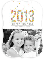 2013 in Confetti New Year's Photo Cards