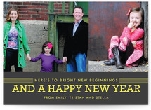 Bright Beginnings New Year's Photo Cards