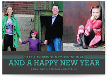Bright Beginnings New Year's Photo Cards