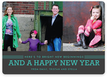 Bright Beginnings New Year's Photo Cards