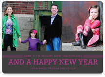 Bright Beginnings New Year's Photo Cards