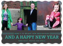 Bright Beginnings New Year's Photo Cards