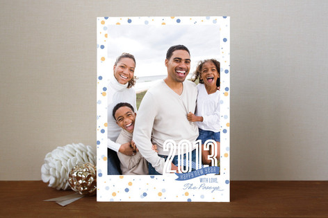 Hip Confetti New Year's Photo Cards