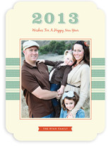 Retro New Year New Year's Photo Cards