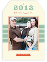 Retro New Year New Year's Photo Cards