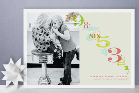 New Year's Countdown New Year's Photo Cards