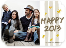 Sparkler New Year's Photo Cards
