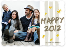 Sparkler New Year's Photo Cards