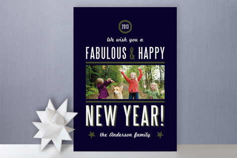 Yacht Club New Year's Photo Cards