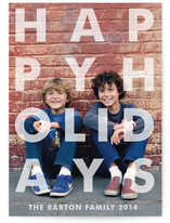 Etched New Year's Photo Cards