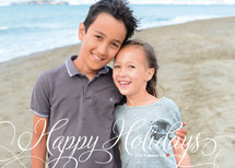 Classic New Year New Year's Photo Cards