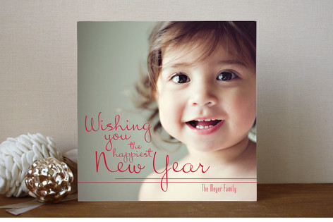 The Happiest Smile New Year's Photo Cards