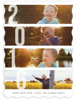 Stacked Photos New Year's Photo Cards